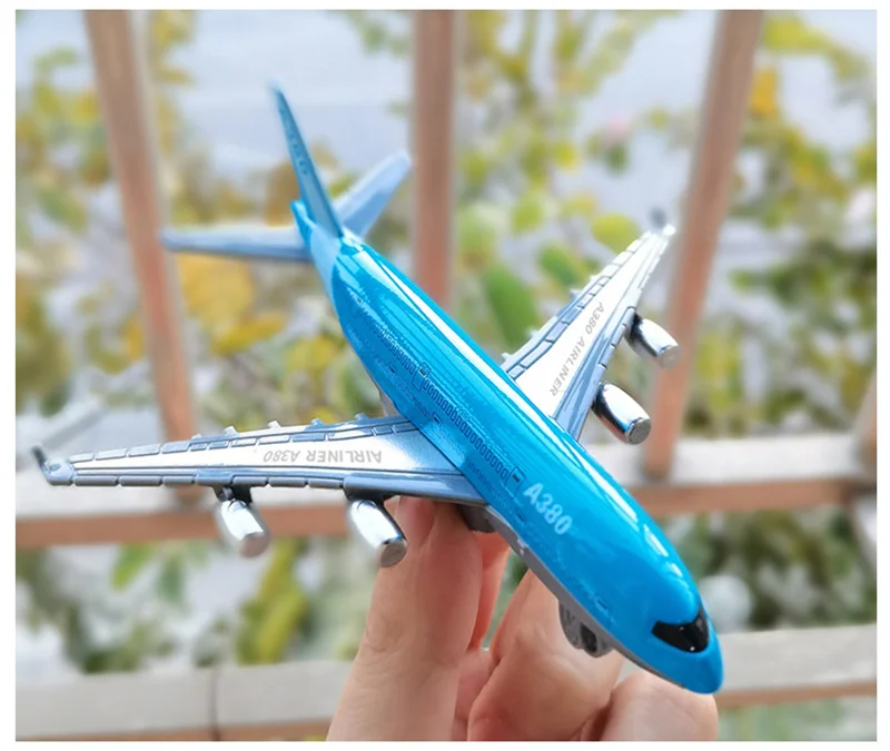 2 Teile/satz Zurückziehen Flugzeug Baby Gleiten Verkehrsflugzeug Spielzeug Mini Legierung Flugzeug Für Kinder Flugzeug Modell kinder Spielzeug Outdoor spielzeug Spiele – Detail 9
