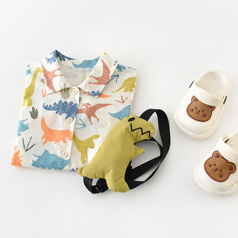 Summer Baby Romper Jumpsuit Cartoon Dinosaur