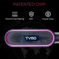 Lisseur de cheveux bouclés TYMO RING avec chauffage rapide en 20 secondes, 5 niveaux thermostatiques, peignes lisseurs chauffants, arrêt automatique après 30 minutes 4