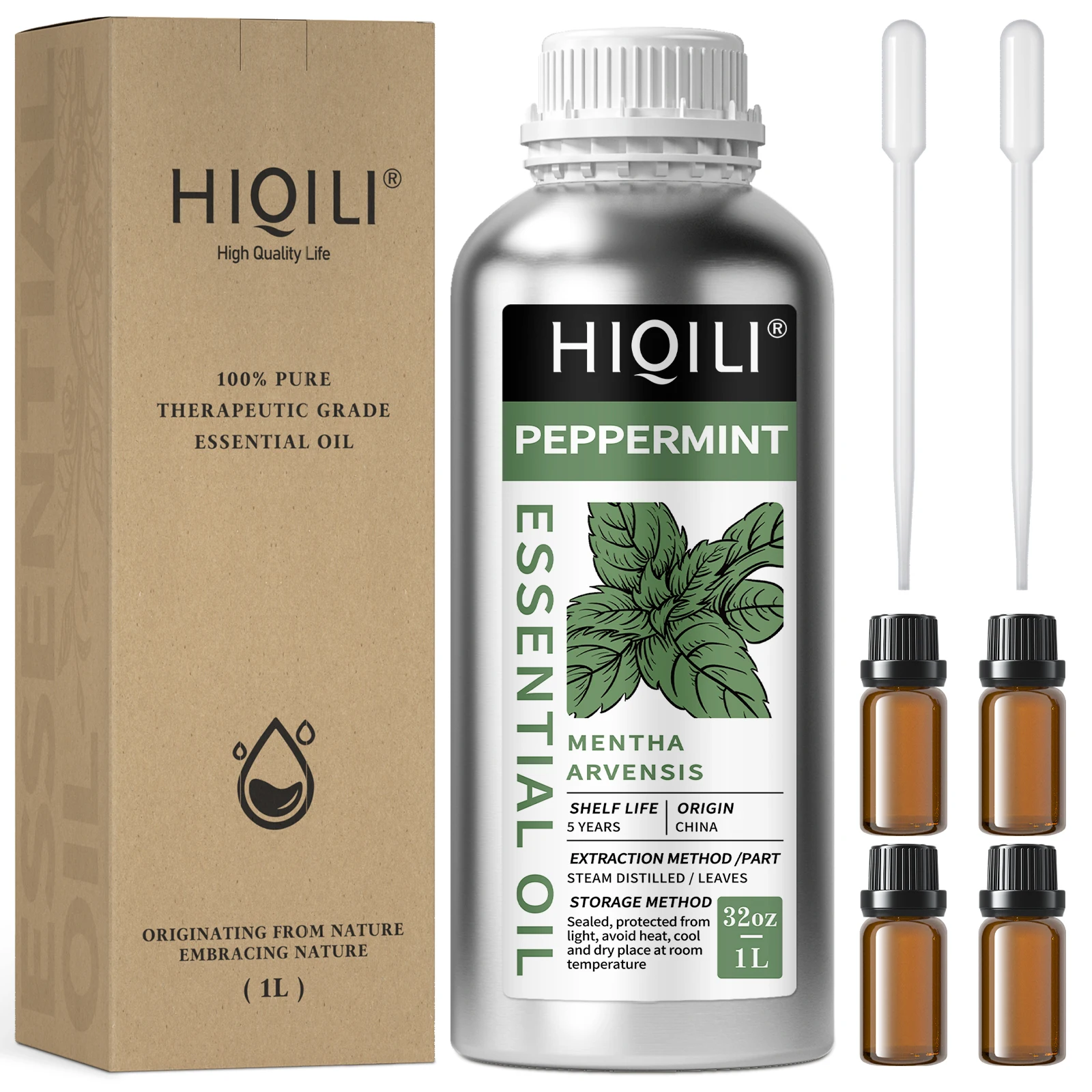 HIQILI1000MLPeppermintEssentialOils100PureNaturefor