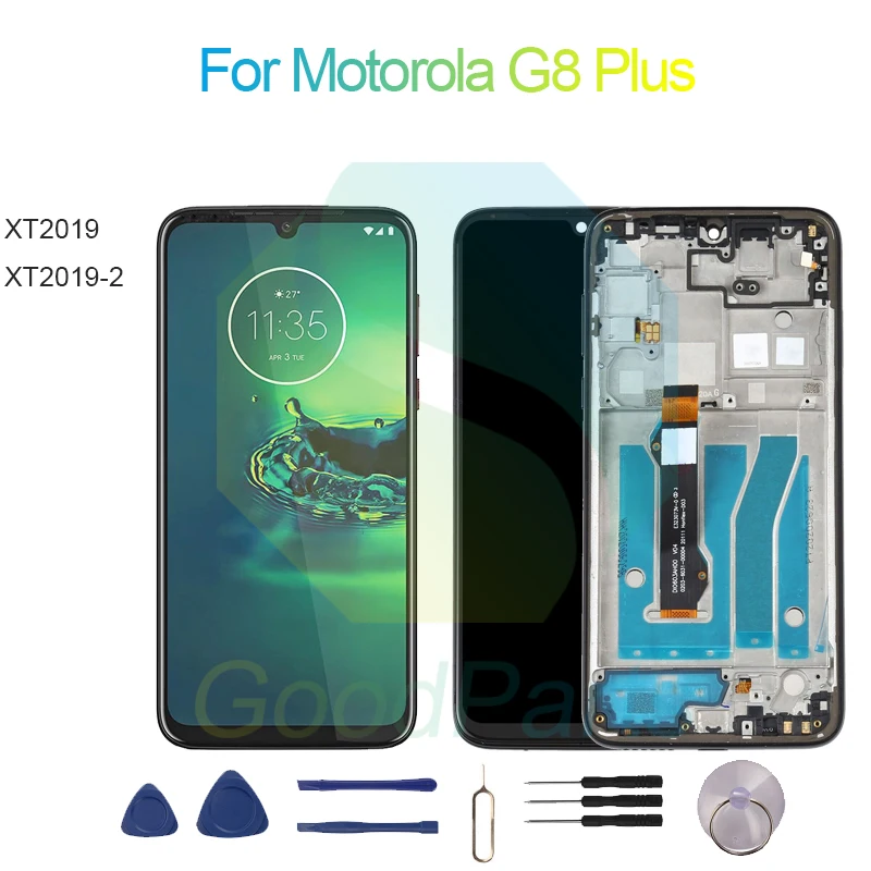 

Для Motorola G8 Plus замена экрана 2280*1080 XT2019, XT2019-2 G8 plus ЖК сенсорный дигитайзер