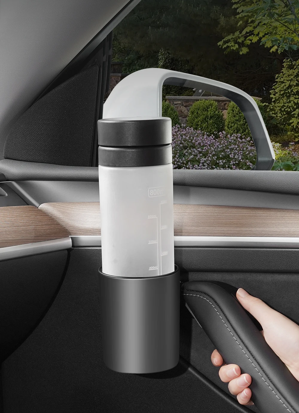 For Tesla Model 3 Y Juniper Highland 2025 Water Cup Holder Door Handle Coffee Dr