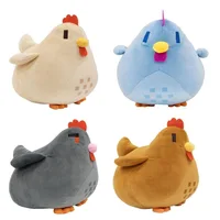 22cm Adorable Stardew Valley Chicken Plush Toys Soft Stuffed Animal Pillow Kids Toys Christmas Gifts Home Decoration