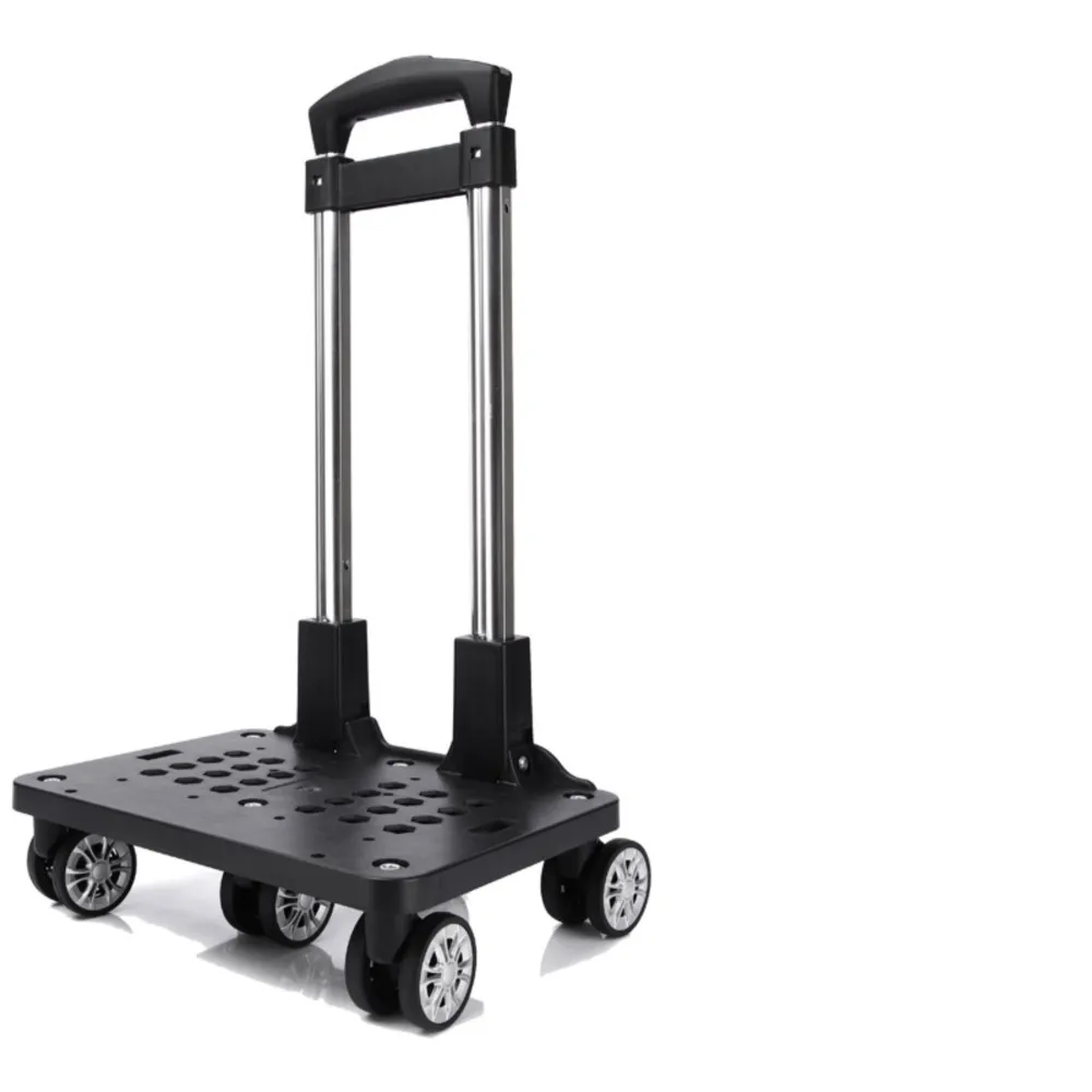 Foldable Shopping Bag Wheels Collapsible Trolley Bag Women Reusable Shopping Trolley Foldaway