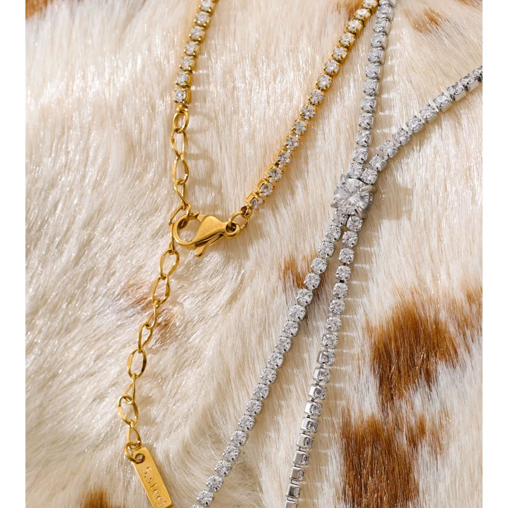 Yhpup Fantasy Necklace Cubic Zirconia