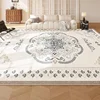 Carpet for Living Room Light Luxury Large Area Fluffy Plush Bedroom Bedside Rug Retro Floral Soft Cloakroom Mat Alfombra 거실 카펫 4