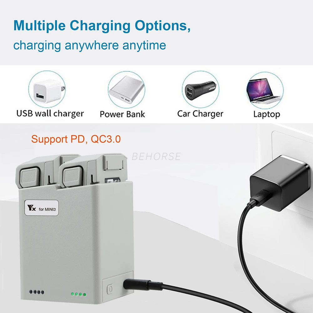 Two-Way Charging Hub drone accessories drone charger for DJI Mini 4 Pro Battery Charging Butler DJI Mini 3 PRO