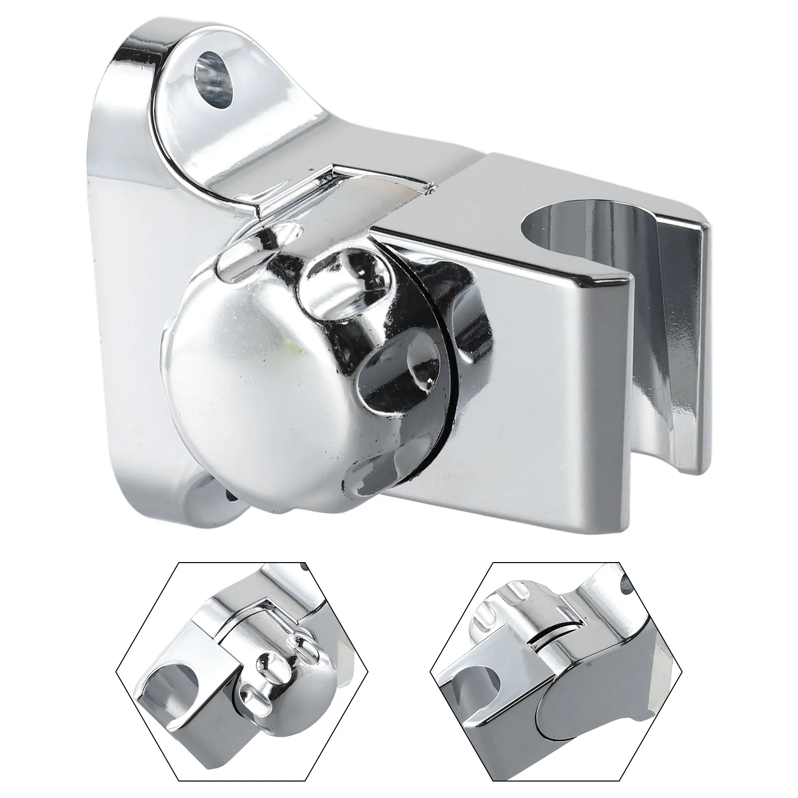 Stand Shower Head Base Adjustable Assembly Adapter Bathroom Bracket Pedestal Mount Perforated Holder bathroom hardware set bathroom hardware accessories