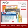 7 Pieces Hyaluronic Acid Essence Set Nicotinamide Oligopeptide Moisturizing Essence Anti-wrinkle Whitening Ampoule Face Serum 1