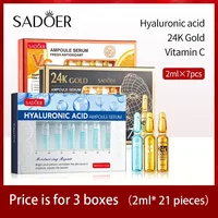 7 Pieces Hyaluronic Acid Essence Set Nicotinamide Oligopeptide Moisturizing Essence Anti-wrinkle Whitening Ampoule Face Serum 1