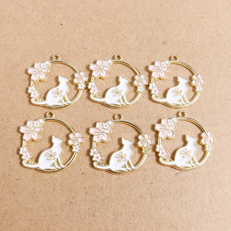 10 Stück 18x16mm Niedliche Emaille-Tier-Panda-Anhänger für Schmuckherstellung DIY Ohrringe Halsketten Zubehör – Detail 37
