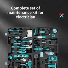 

Household Vehicle Tools Combination Kit Hardware Daqo Portable Durable Forging Electrician Dedicated Maintenance Kit