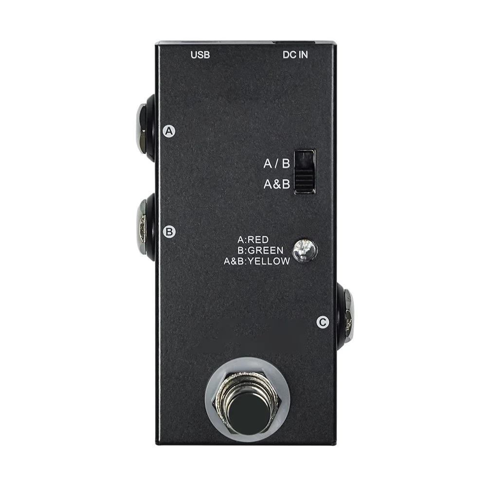 

ABY Guitar Pedal Metal Bidirectional Circuit Selector Guitar Effect Pedal Mini Pedal Professional Electric Guitar Effector