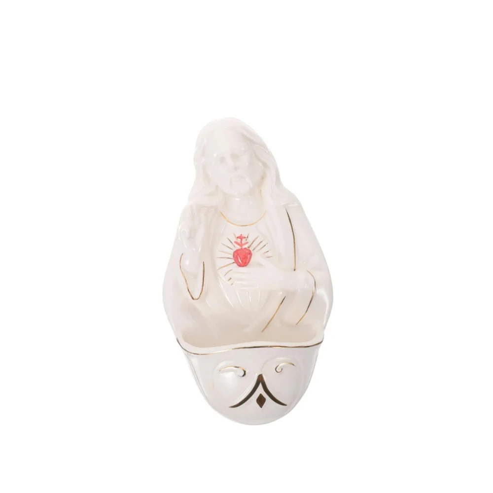 Holy Water Font Pool Fountain with Cross Catholic Gifts NEW