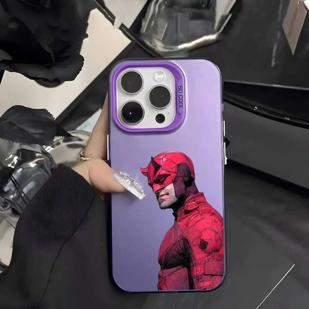 Vibrant Silver D-Daredevil Phone Case
