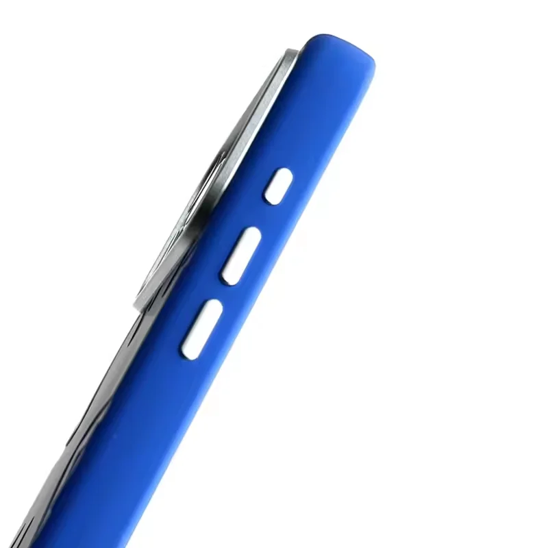 Magnetic Liquid Silicone Wireless Charging Matte Solid Color Phone Case