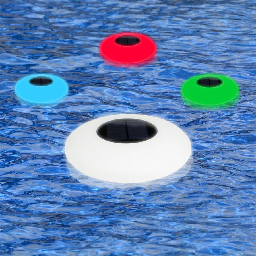 

Floating Pool Lights Ball Solar Powered Pool Light Waterproof RGB LED Glow Globe Night Light for Garden Lawn Wedding Party Decor