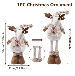 Festive Telescopic Christmas Doll Decoration for Home - Holiday Ornament & Gift (2025 - 3)