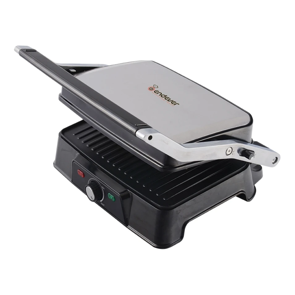 Гриль-пресс Endever Grillmaster 220 (Мощность 2100 Вт антипригарное покрытие регулировка