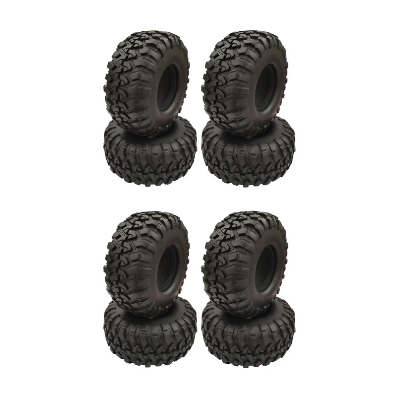 

8PCS 1.9 Inch Rubber Tyre 1.9 Wheel Tires 118X48MM For 1/10 RC Crawler Traxxas TRX4 Axial SCX10 90046 AXI03007