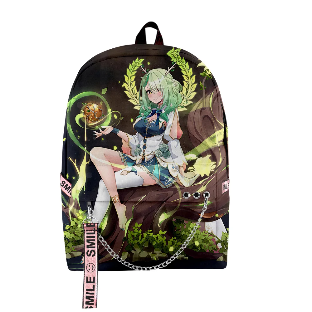 Popular Hololive VTuber Ceres Fauna 3D Print School Bags Unisex Oxford Waterproof Notebook multifunction Travel Backpacks