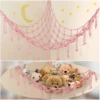 Stuffed Animals Storage Hammock Large Capacity Net Macrame Boho Home Kids Bedroom Decoration Corner Hanging Toy Organizer Nets 1