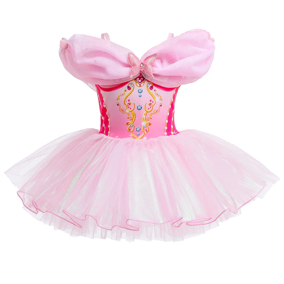 Toddler Ballet Dress Elsa Alice Belle Cosplay Princess Costume Girls Baby Birthday Carnival Party Dancewear Kids Fancy Clothes