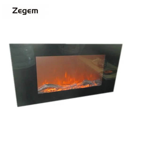 33 inch decor flame electric fireplace heater thermostat