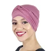 KepaHoo Women Turban Hats Stretchy Solid Knot Rhinestone Cancer Chemotherapy Chemo Beanies Cap Headwrap Plated Hair Loss Cover 1