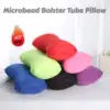Microbead Neck Pillow Soft Cushion Comfortable Support Smooth Cool Touch Fabric for Adults Back Sleeping Sofa Bed Travel Home 1