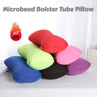 Microbead Neck Pillow Soft Cushion Comfortable Support Smooth Cool Touch Fabric for Adults Back Sleeping Sofa Bed Travel Home 1