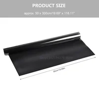 50x300CM Black Car Window Film 5%/20%/35%/50%/70% VLT Window Tinting Glass Shading Sticker Summer UV Protector Auto Accessories 4