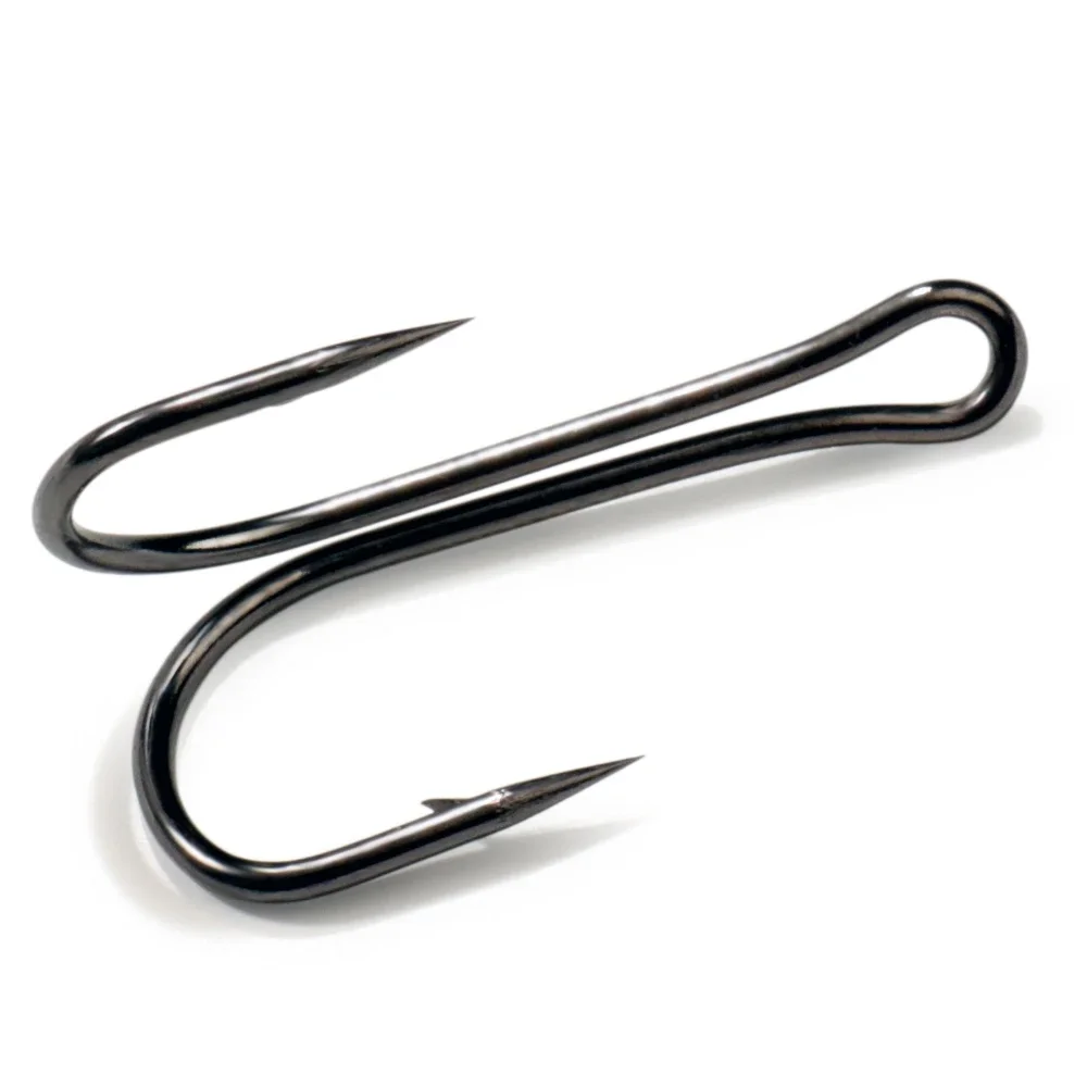 GOBAIT 10–20 Stück Doppel-Angelhaken, Kohlenstoffstahl, Kurbel, Stacheldraht, Anti-Verhaken, Haken, Weichköder-Set, Tackle-Box, Pesca, Twin-Angelhaken – Detail 11