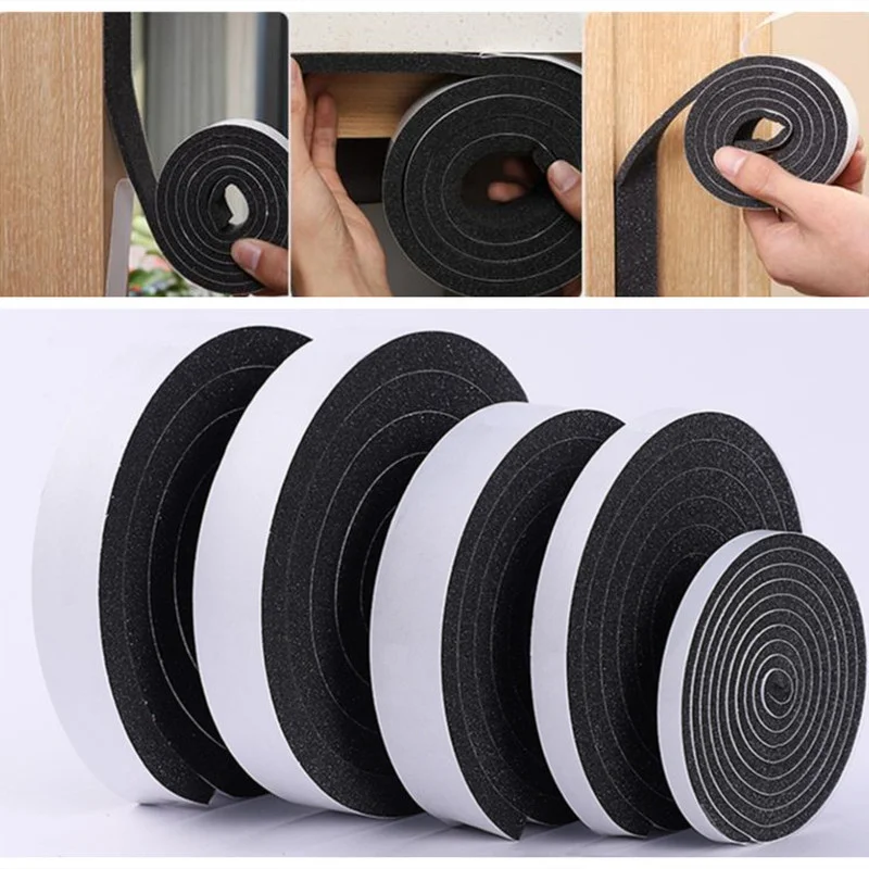 2M-Roll-Rubber-self-adhesive-sponge-seal-strip-Strong-Adhesive-tape ...
