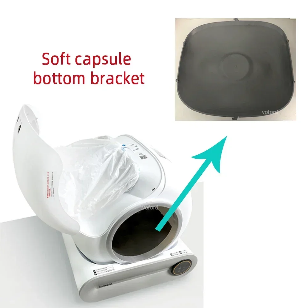 Cat Litter Box TONEPIE Automatische Kattenbak Accessoires Ventilatiegat Bodemkapje Rubberen Stop Kattenbakdeur Vervanging voor Kattenbak