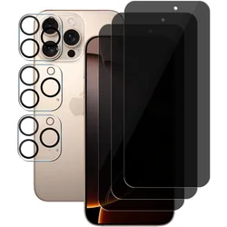 Enhanced Privacy Glass Screen Protector and Protective Case Bundle - iPhone 12 Pro (Clear)