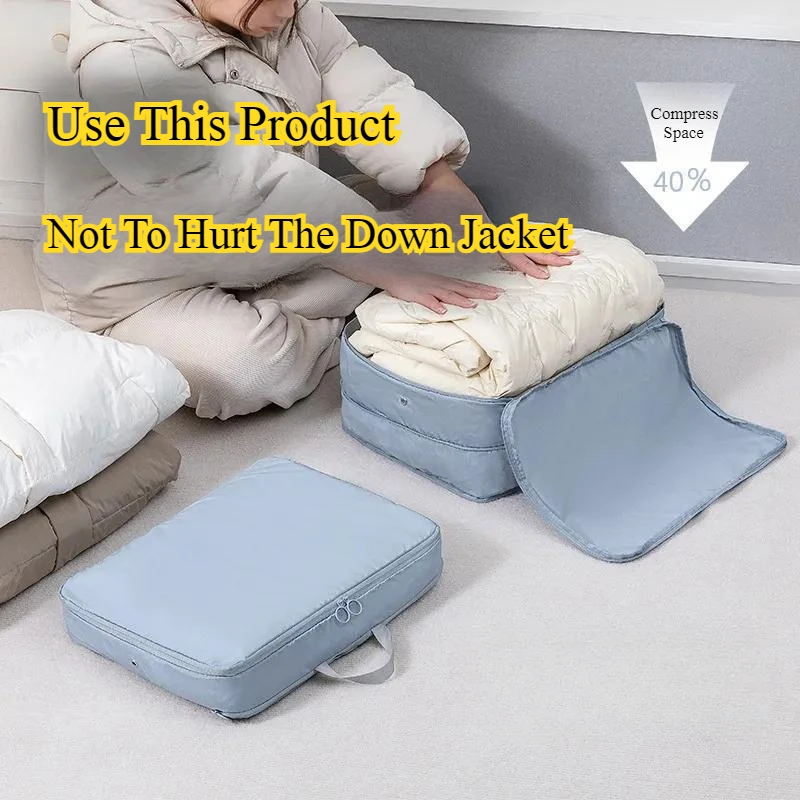 Storage Bag Clothes Sorting Wardrobe Special Cotton Clothes Compression Organizador Armario Under Bed Home Dorm Room Essentials 4