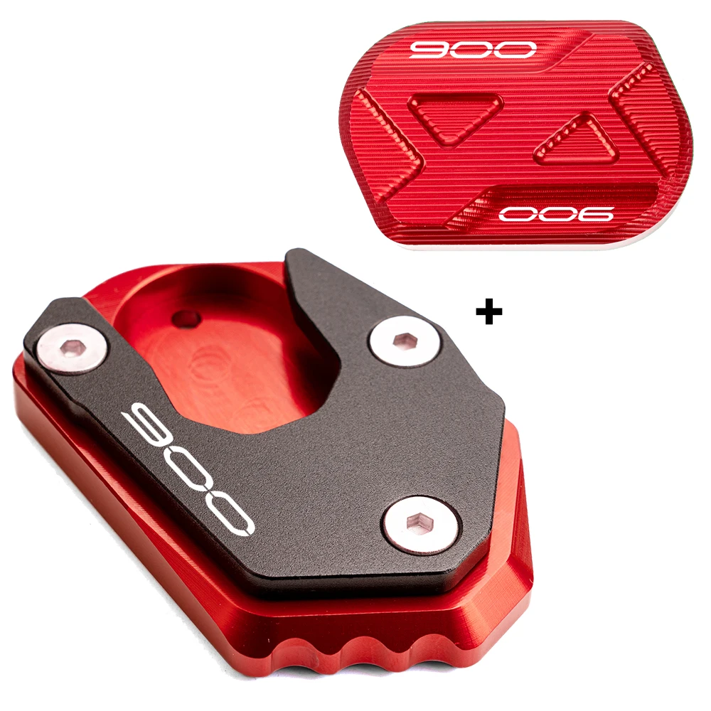 Motorcycle Kickstand Foot Side Stand Enlarger Pad - Auxiliary Column
