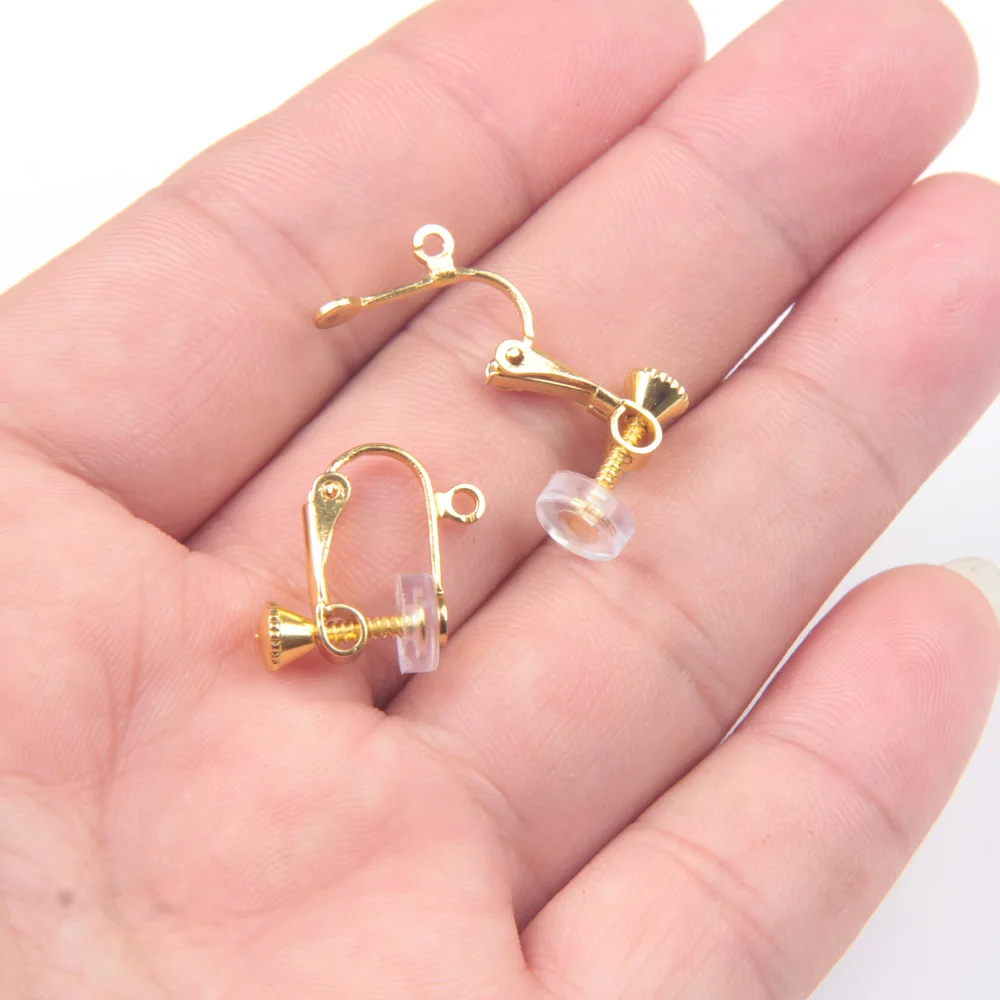 XHN 200 teile/los Transparent Weichen Silikon Anti-Schmerzen Pad DIY Ohrringe Teile Weiß Ohr Clip Pad Schmuck Erkenntnisse Zubehör – Detail 7