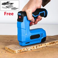 Electric Stapler Lithium-ion CordlessNail Gun Staple Gun Nailer Stapler Furniture DIY Tool Wood Frame Multitool Nail Stapler Gun 1