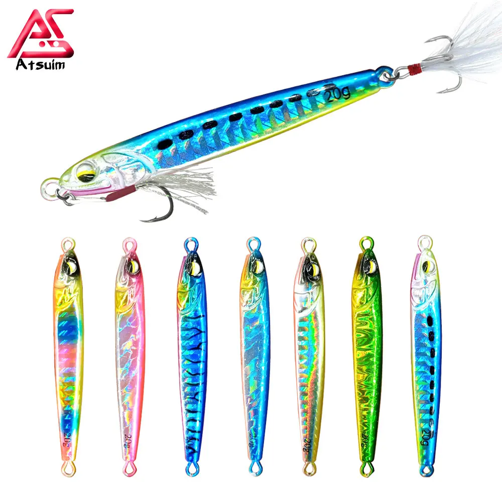 

Como pesca costa elenco gabarito 20g30g40g metal isca artificial colher isca pesca mar baixo angler rápido jigging swimbait leur