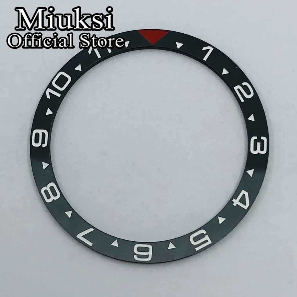 Premium Stainless Steel & Ceramic Bezel Insert – 38mm Replacement Watch Accessory