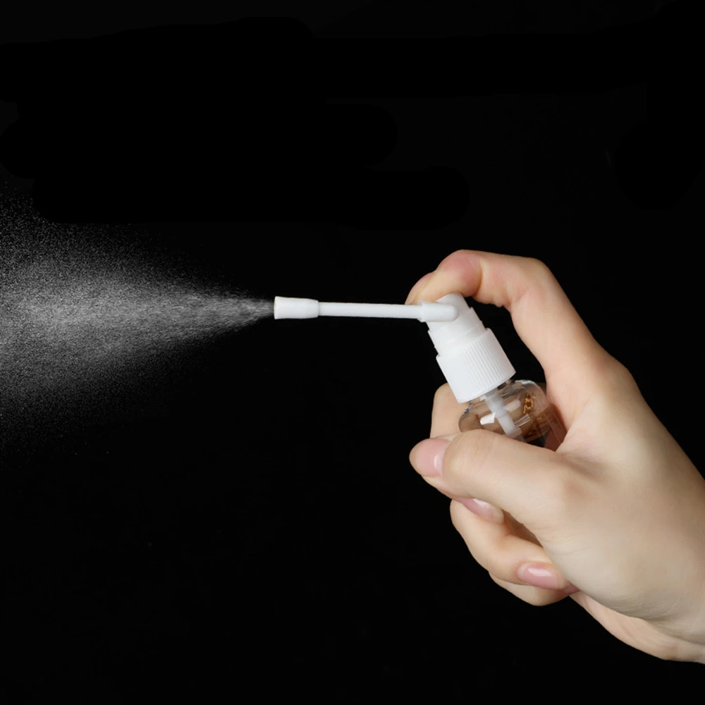 1pcs 5ml 10ml 20ml 30ml Empty PET Nasal Spray Bottles Pump Sprayer Mist Nose Refillable Small Rotation Mist Spray Bottles