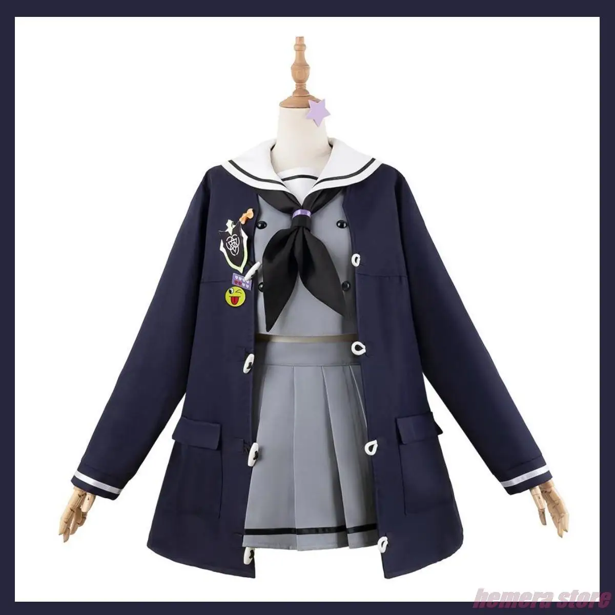 

Anime Game Blue Archive Uzawa Reisa Cosplay Costume Japan South Korea JK School Uniform Woman Kawaii Christmas Sailor Suit Suit