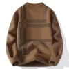 2024 New Fall Winter High End Mink Cashmere Sweater Men Long Sleeve Slim Fit Pullover Men Fashion Striped Mens Christmas Jumper 1