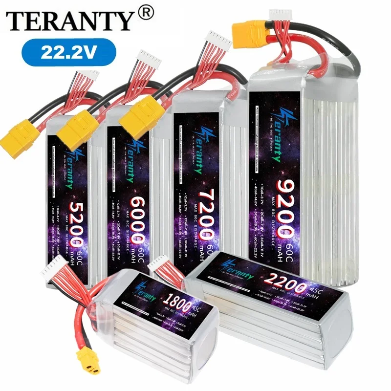 Batterie LiPo 6S 22,2V RC 3300-7200mAh XT60/XT90