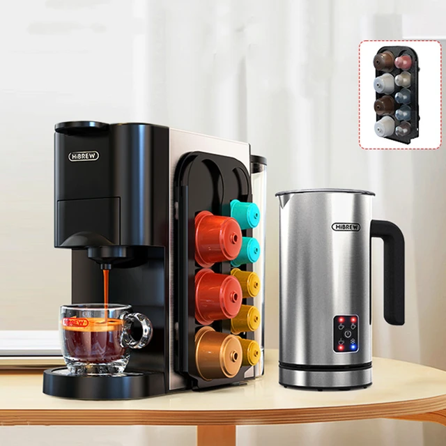 HiBREW Coffee Machine Cafetera Hot/Cold 4in1 Multiple Capsule 19Bar  DolceGusto-Milk&Nexpresso Capsule ESE pod Ground Coffee H2A - AliExpress