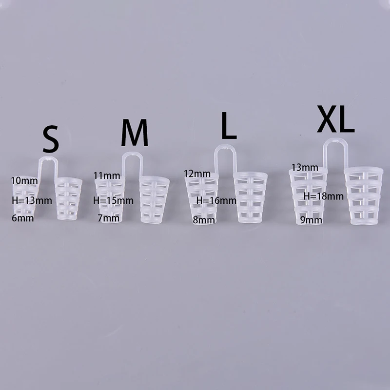 1PC Silicone Health Care Stopper Stop Snoring Nose Clips Anti Snoring Solution Anti Snore Nose Clip Anti-Snoring Apnea Sleeping