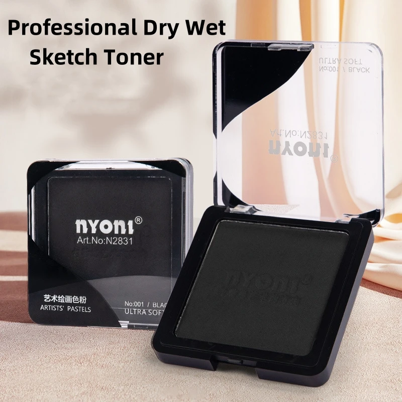 Ultra Soft Sketch Toner Dry Wet Graphite Charcoal Powder for Artist Drawing Graffiti Professional Paint Color Sketching Supplies