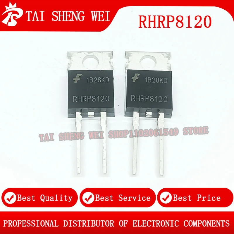 

10pcs RHRP8120 8120 TO-220 8A 1200V RHRP30120 RHRP860 RHRP15120 RHRP1560 RHRP3060 New Original